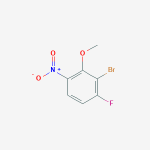 molecular formula C7H5BrFNO3 B1373321 2-Bromo-3-fluoro-6-nitroanisole CAS No. 1257535-01-5