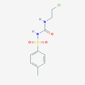 molecular formula C10H13ClN2O3S B13733217 n-[(2-Chloroethyl)carbamoyl]-4-methylbenzenesulfonamide CAS No. 33021-74-8