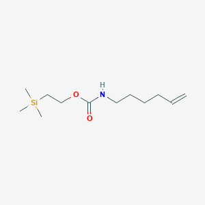molecular formula C12H25NO2Si B13733232 2-(Trimethylsilyl)ethyl hex-5-en-1-ylcarbamate 