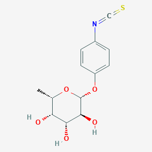 molecular formula C13H15NO5S B13733259 B-L-Fucopyranosylphenyl isothiocyanate 