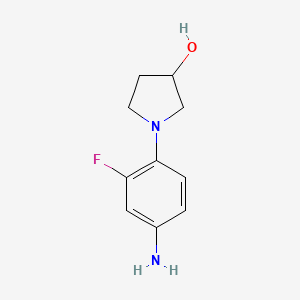 1-(4-Amino-2-fluorophenyl)pyrrolidin-3-ol