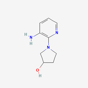 B1373327 1-(3-Amino-2-pyridinyl)-3-pyrrolidinol CAS No. 1220028-21-6