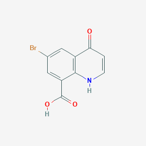 6-Bromo-4-oxo-1,4-dihydroquinoline-8-carboxylic acid