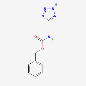 benzyl N-[2-(1H-1,2,3,4-tetrazol-5-yl)propan-2-yl]carbamate
