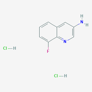3-Amino-8-fluoroquinoline dihydrochloride