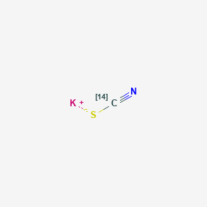 molecular formula CKNS B13733363 Potassium thiocyanate-14C 
