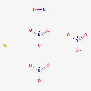 molecular formula N4O10Ru-4 B13733397 Ruthenium(III) nitrosyl nitrate 