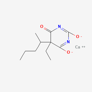 molecular formula C11H16CaN2O3 B13733413 Calcium pentobarbital CAS No. 3330-47-0