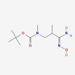 tert-butyl N-[2-(N'-hydroxycarbamimidoyl)-2-methylethyl]-N-methylcarbamate