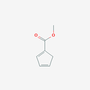 molecular formula C7H8O2 B13733556 Methyl Cyclopenta-1,3-diene-1-carboxylate CAS No. 35730-27-9