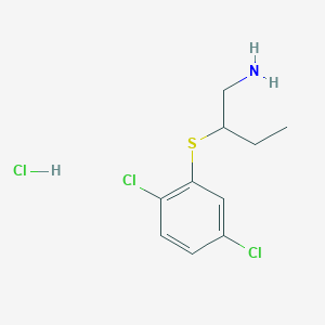 2-[(1-Aminobutan-2-yl)sulfanyl]-1,4-dichlorobenzene hydrochloride