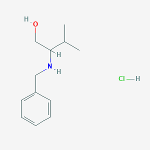 2-(Benzylamino)-3-methylbutan-1-ol hydrochloride