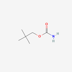 molecular formula C6H13NO2 B13733714 Carbamic acid, neopentyl ester CAS No. 3124-46-7