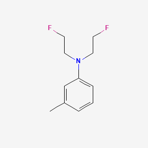 molecular formula C11H15F2N B13733748 n,n-Bis(2-fluoroethyl)-3-methylaniline CAS No. 13452-69-2