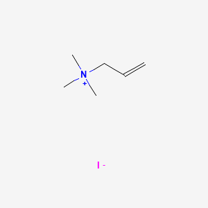 molecular formula C6H14IN B13733760 Ammonium, allyltrimethyl-, iodide CAS No. 13448-30-1