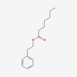 molecular formula C15H22O2 B13733766 2-Phenylethyl heptanoate CAS No. 5454-11-5