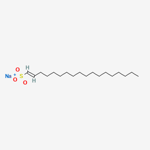 molecular formula C18H35NaO3S B13733821 sodium (Z)-octadec-1-ene-1-sulfonate CAS No. 4692-52-8