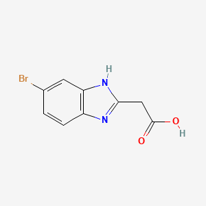 2-(5-bromo-1H-1,3-benzodiazol-2-yl)acetic acid