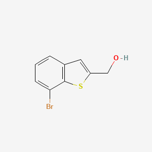 molecular formula C9H7BrOS B1373385 (7-Bromo-1-benzothiophen-2-yl)methanol CAS No. 1171926-64-9