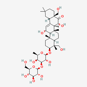molecular formula C42H68O15 B13733906 Tibesaikosaponin V 