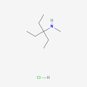 molecular formula C8H20ClN B13733923 Propylamine, 1,1-diethyl-N-methyl-, hydrochloride CAS No. 33326-84-0