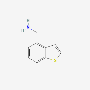molecular formula C9H9NS B1373393 4-(Aminomethyl)benzo[b]thiophene CAS No. 864264-04-0