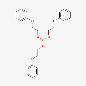molecular formula C24H27O6P B13733933 Tris(2-phenoxyethyl) phosphite CAS No. 4486-47-9