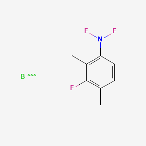 molecular formula C8H8BF3N B13733948 Trifluoro(2,4-xylylamine)boron CAS No. 28879-19-8