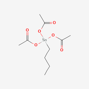 molecular formula C10H18O6Sn B13733959 Triacetoxybutylstannane CAS No. 14764-54-6