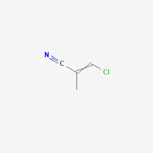 molecular formula C4H4ClN B13733972 3-Chloromethacrylonitrile CAS No. 10329-37-0