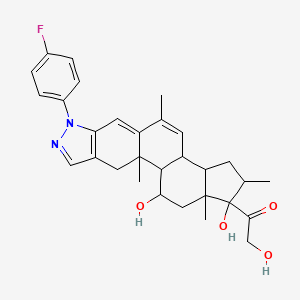 molecular formula C30H35FN2O4 B13733995 Agn-PC-0jkopo CAS No. 31738-10-0
