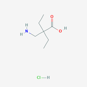 2-(Aminomethyl)-2-ethylbutanoic acid hydrochloride