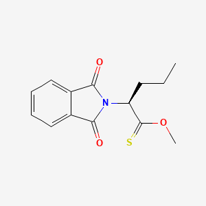 molecular formula C14H15NO3S B13734036 Methyl-(S)-2-phtalimido-4-methylthiobutanoate 