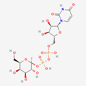molecular formula C15H24N2O17P2 B13734054 Uridine 5'-diphospho-galactose-[galactose-1-3H(N)] 