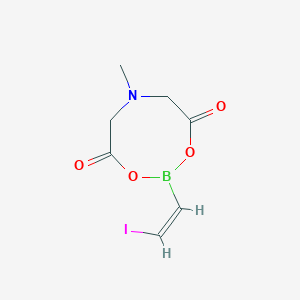 molecular formula C7H9BINO4 B13734061 2-[(Z)-2-iodoethenyl]-6-methyl-1,3,6,2-dioxazaborocane-4,8-dione 