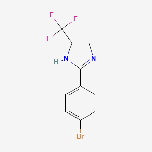 2-(4-bromophenyl)-5-(trifluoromethyl)-1H-imidazole