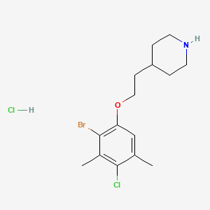4-[2-(2-Bromo-4-chloro-3,5-dimethylphenoxy)ethyl]-piperidine hydrochloride