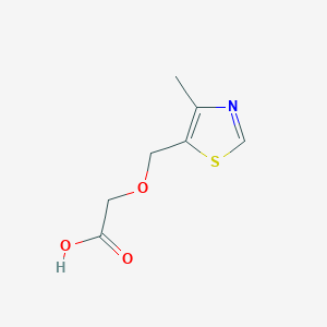 2-[(4-Methyl-1,3-thiazol-5-yl)methoxy]acetic acid