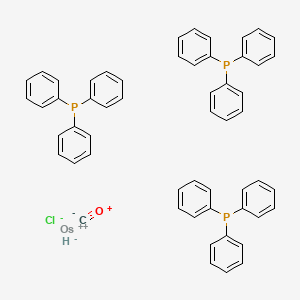 molecular formula C55H46ClOOsP3 B13734182 Carbonylchlorohydrotris(triphenylphosphine)osmium CAS No. 16971-31-6