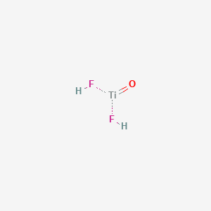 molecular formula F2H2OTi B13734205 Titanium fluoride oxide (TiF2O) CAS No. 13537-16-1