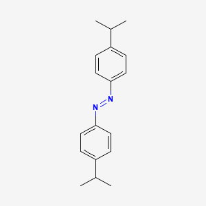 molecular formula C18H22N2 B13734209 p,p'-Azocumene CAS No. 15887-26-0
