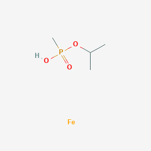 molecular formula C4H11FeO3P B13734213 Iron;methyl(propan-2-yloxy)phosphinic acid CAS No. 34005-24-8