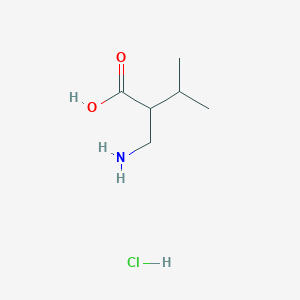 2-(Aminomethyl)-3-methylbutanoic acid hydrochloride
