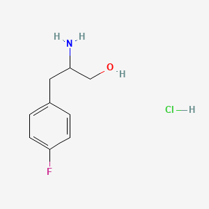 molecular formula C9H13ClFNO B1373434 2-氨基-3-(4-氟苯基)丙醇 CAS No. 35373-69-4