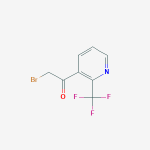 Ethanone, 2-bromo-1-[2-(trifluoromethyl)-3-pyridinyl]-