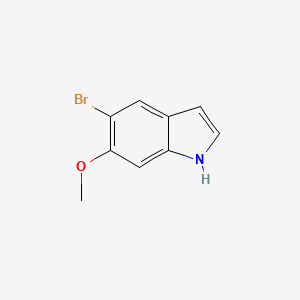 molecular formula C9H8BrNO B1373440 5-Bromo-6-methoxy-1H-indole CAS No. 177360-11-1