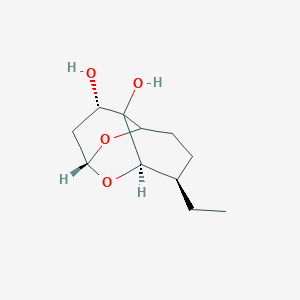 molecular formula C11H18O4 B13734419 Agistatine B 