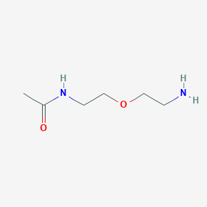 molecular formula C6H14N2O2 B13734433 N-[2-(2-aminoethoxy)ethyl]acetamide CAS No. 1040099-66-8
