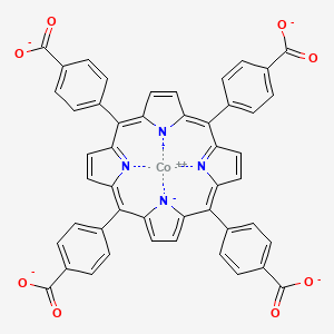 molecular formula C48H24CoN4O8-4 B13734524 cobalt(2+);4-[10,15,20-tris(4-carboxylatophenyl)porphyrin-22,24-diid-5-yl]benzoate 