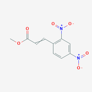 molecular formula C10H8N2O6 B13734569 Methyl 3-(2,4-dinitrophenyl)prop-2-enoate CAS No. 441787-11-7